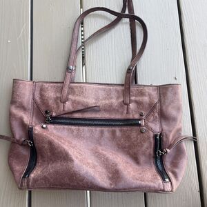 BOTKIER Bianca Dark Brown Leather Bag Purse Shoulder Handbag Large Sized